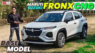 2024 Suzuki FRONX CNG Base Model Review 🔥✅ l Suzuki FRONX CNG Sigma Variant Review ✅ l MRCars [upl. by Anrol]