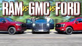 Ford vs GM vs Ram Who Builds the Best Pickup Truck [upl. by Ronalda334]