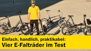 Vier ElektroFalträder im Test  ÖAMTC auto touring [upl. by Lobel]