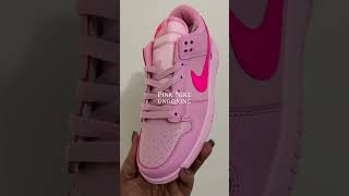 Triple Pink  NIKE DUNK fence [upl. by Nonnahsed309]