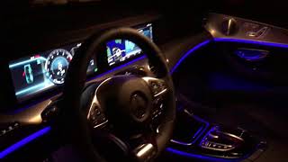 2018 E43 AMG MercedesBenz Night Lights [upl. by Anyahc]