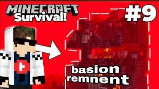 I FOUND A BASION😱 Minecraft Survival ep9 [upl. by Yboj]