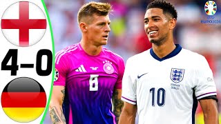 England vs Germany 40  All Goals and Highlights  EURO 2024 [upl. by Drucilla188]