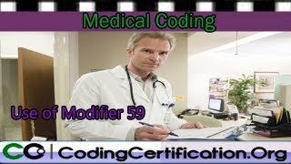 CPT Coding Tutorial — Use of Modifier 59 [upl. by Bopp]