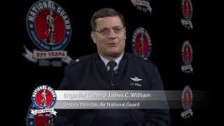 Brigadier General James C Witham 377 National Guard Birthday Message [upl. by Adam]