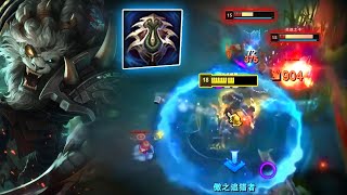 Rank 1 Rengar  ONE SHOT COMBO DELETED Everyone  Engsub [upl. by Nylaj]