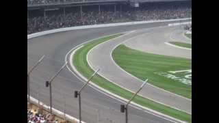 2013 Indy 500 Kanaan Lead Franchitti Crash [upl. by Seuqramed716]