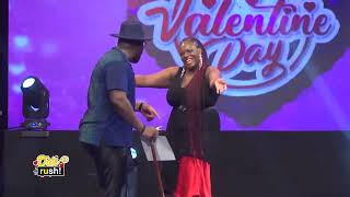 The beautiful moment Giovanis wife surprised him on the set of DateRush [upl. by Eniladam]