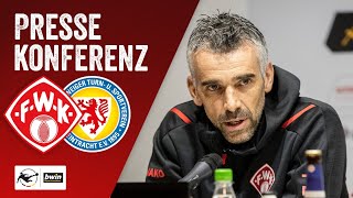 Kickers TV Die Pressekonferenz vor dem Heimspiel gegen Eintracht Braunschweig [upl. by Underwood321]