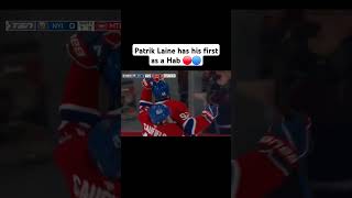 Patrik Laine rips one on the PP for his first goal in Montreal‼️ montreal habs [upl. by Joye892]