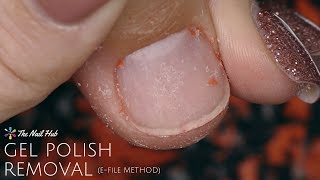 How to Properly Remove Gel Polish EFile Method [upl. by Sandell]