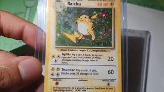 Custom Made Pre Release Raichu Pokemon Card Most Expensive Pokemon Cards In The World [upl. by Alliuqat74]