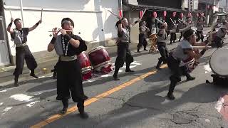 Taiko Drums  弾打 ’Swing Annaka Sogo HS in Local Summer Festival [upl. by Johiah]