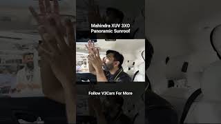 Mahindra XUV 3XO Panoramic Sunroof View From Rear Seat v3cars [upl. by Eblehs]