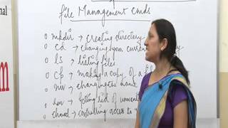 Linux Commands Lecture BCA MCA by Ms Sonia Bhargava [upl. by Amuwkuhc]