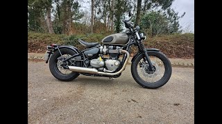 Triumph Bobber 1200cc First Ride And Review [upl. by Vyky859]