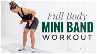 Full Body Mini RESISTANCE BAND Workout [upl. by Penelopa268]