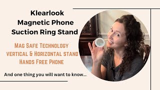 How this magnetic suction ring stand works on my phone [upl. by Radnaskela]