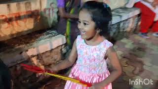 Aashka celebrating Navratri childvlogger cutekidsvideos cute dandiya [upl. by Dryden]