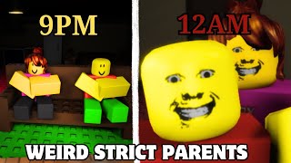 Weird Strict Parents  Full Walkthrough  Roblox [upl. by Nylirret]