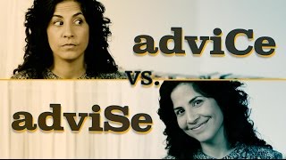 ADVICE vs ADVISE pronunciation  American English [upl. by Atiniuq209]