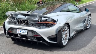 Supercars in Monaco 2024 Vol 1  F50 2x revuelto 765LT 812 Comp Huracan sterrato 599 GTO [upl. by Akiemat964]