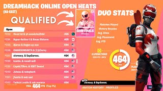 We QUALIFIED for the NAE Dreamhack Duos SemiFinals The First Tournament of Fortnite Season 5 [upl. by Eicnahc122]