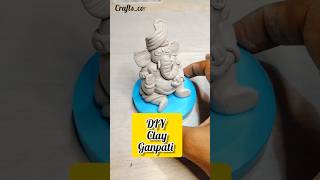 DIY clay ganpati making easy ganpati decoration ideas shortsfeed ganpatidecoration cartoon jcb [upl. by Dnalra]