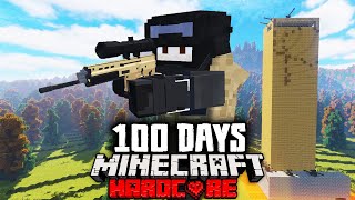 I Survived 100 Days in a REAL Zombie Apocalypse in Minecraft Hardcore [upl. by Accebor]