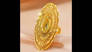 trendy gold ringsjewllery beutifull gold desing [upl. by Ilan]