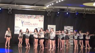 Luz Siedlce  juniors modern dance formation 2013 Boston Marathon [upl. by Barna]