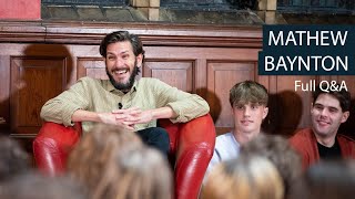 Mathew Baynton  Horrible Histories Star  Full QampA  Oxford Union [upl. by Ynez559]