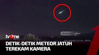 Sebuah Meteor Jatuh di Brazil Terekam Kamera  Kabar Dunia tvOne [upl. by Olegnaed708]