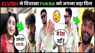 ELVISH ने दियाखा FUKRA को अपना बड़ा दिल  Fukra Insaan Angry on Bebika Manisha rani Fans amp Jiya [upl. by Aylatan]