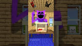 Help Catnap What in the box shorts minecraft animation catnap [upl. by Georgeanna638]