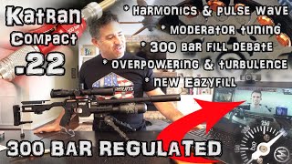 Katran Compact 22 Air Rifle Review  SETUP GUIDE   Accuracy Test   AirMaks Regulated PCP [upl. by Jorey]