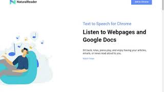 Natural Reader Chrome Extension [upl. by Irahk501]