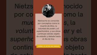 ¿Quién fue Friedrich Nietzsche filosofia  Nietzsche [upl. by Annirac]