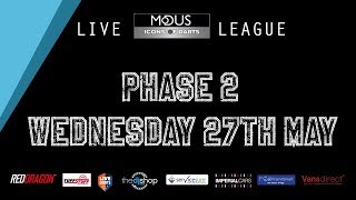 The MODUS ICONS OF DARTS LIVE LEAGUE  WEDNESDAY 27TH MAY [upl. by Nalon588]