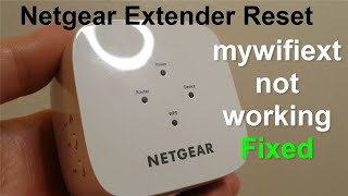 Reset NETGEAR WiFi Extender  Mywifiext not working  Easy Fixed [upl. by Babbette]