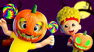 Halloween Dance with Pumpkin Head  D Billions Kids Songs [upl. by Stedman]