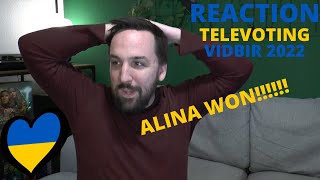 REACTION HOW ALINA PASH WON  TELEVOTING RESULTS Vidbir 2022 [upl. by Valerie]