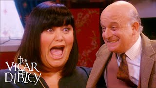 Christmas Shopping for an Old Enemy  The Vicar of Dibley  BBC Comedy Greats [upl. by Ybroc]