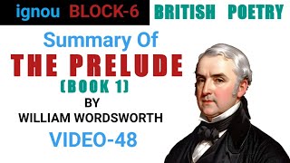 THE PRELUDE BOOK 1 by William Wordsworth  SUMMARY [upl. by Gorton]