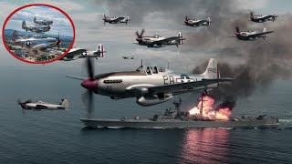 Japanese Endured Devastating Losses as American P40 Tomahawk Planes Decimated Japanese Navy in WW2 [upl. by Hairacaz]