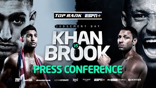 Amir Khan vs Kell Brook  PRESS CONFERENCE  FIGHT SATURDAY ESPN IN US SKY SPORTS BOX OFFICE IN UK [upl. by Borchert]