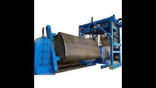 Double Column Welding Positioner produce fuel tank [upl. by Xineohp949]