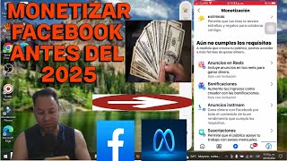 alternativa para poder monetizar antes de 2025 en facebook [upl. by Adnav542]