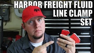 Harbor Freight Fluid Line Clamp Set  Shop Tools I Cant Live Without Episode 7 [upl. by Htebasile641]