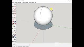 Modéliser une sphère sur Sketchup [upl. by Oleg]